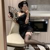 Sexy lingerie sexy lace cheongsam antique uniform temptation free pajamas hot hip skirt women