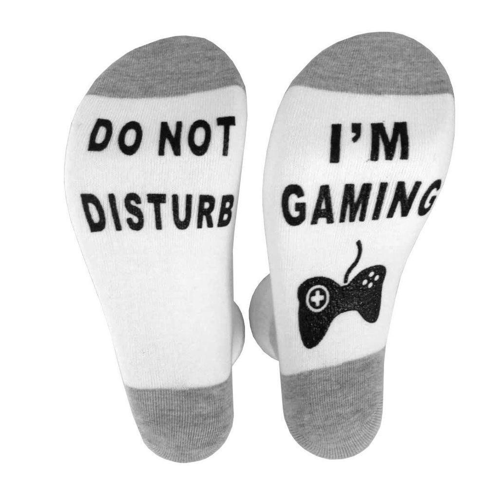 Do Not Disturb I'm Gaming Mid-Calf Cotton Socks