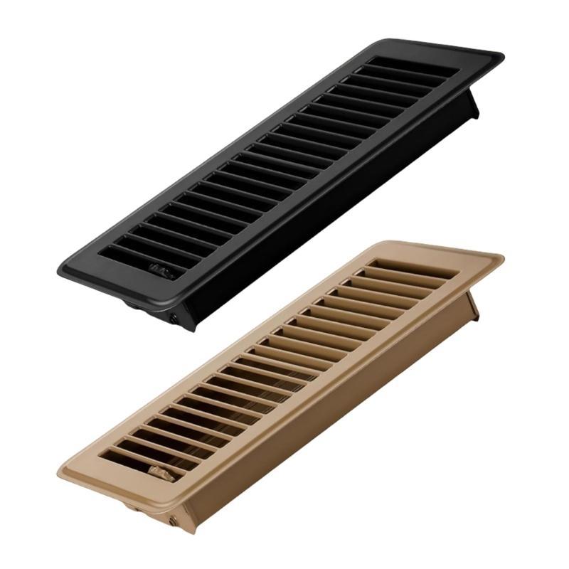 652F Upgrades Floor Vent Covers Walkable Designs Adjustable Damper Heavy Duty Floor Register Covers for Room Air Circulation