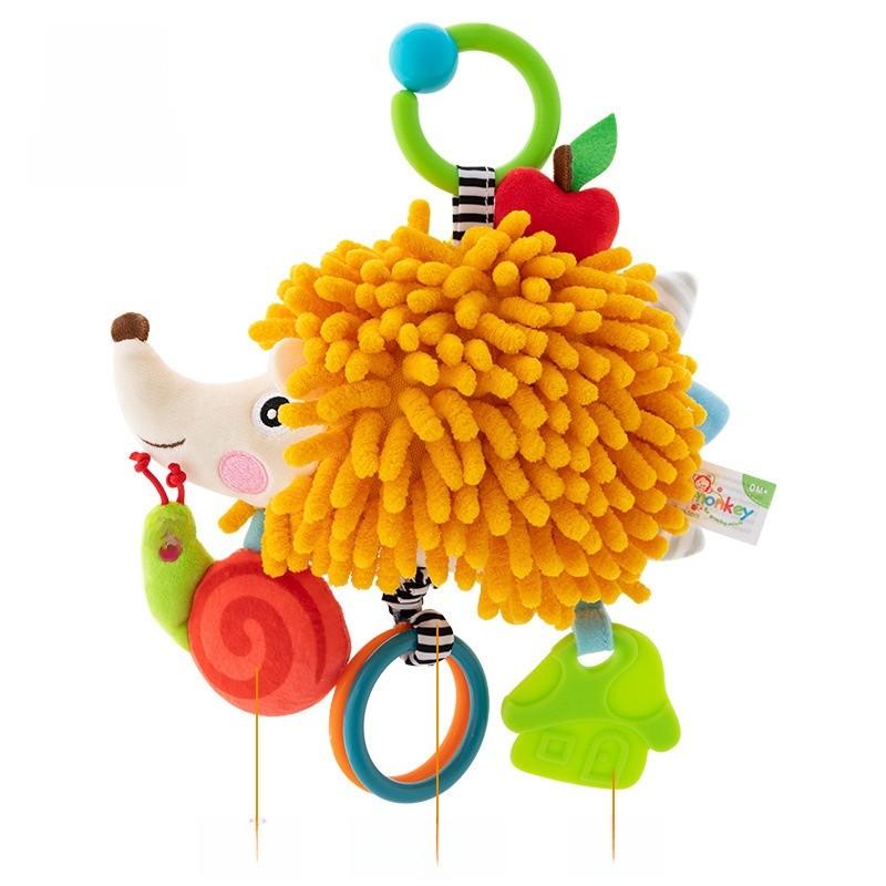 Baby Haie Vögel Plüsch Musikalisches Rasselspielzeug Mit Aufhängeclip Für Säuglinge Sensorische Entwicklung