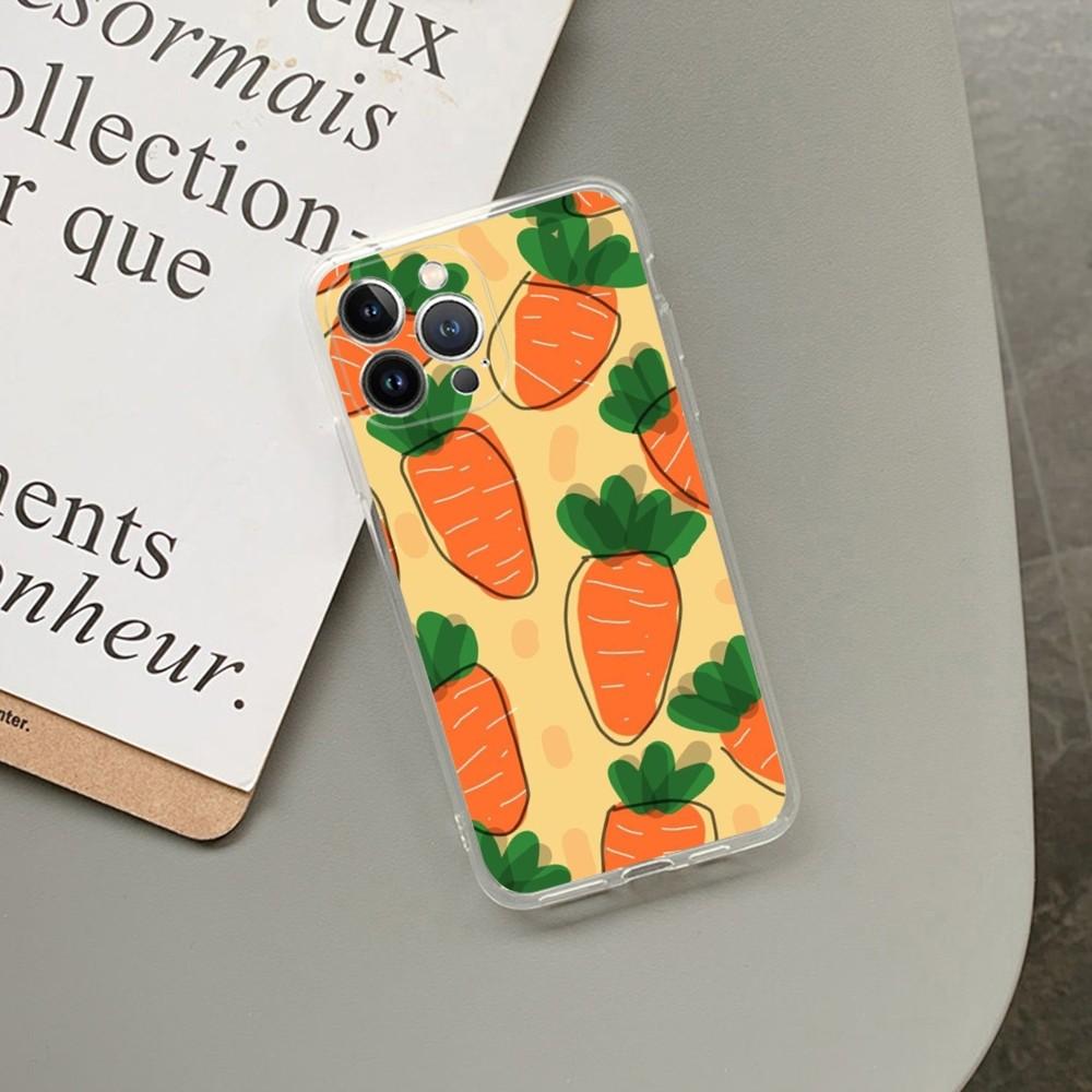 Cute carrots paint Phone Case For iPhone 15 14 13 12 11 Pro Max XS X XR SE 2020 6 7 8 Plus Mini Protective Shell