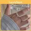 Elegant Bowknot Adjustable Ring For Women In Fashionable Copper Design Perfect For Everyday Wear