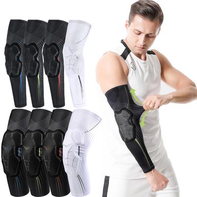 1Pair Adult Knee Pad Bike Cycling Protection Elbow Basketball Sports Knee Pads Knee Leg Covers Anti-collision Protector