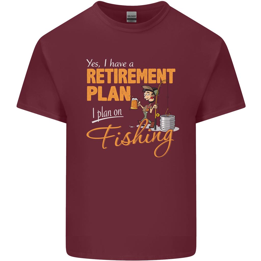 RetireUnisext Plan Fishing Funny FisherUnisex Unisexs Light Cotton TShirt