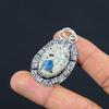 925 Sterling Silver Oval K2 Jasper Gemstone Birthday Bezel Artisan New Pendant