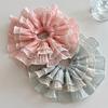 Lacy Hair Tie Elastic Scrunchies Multi Layer French Hair Rings for Elegant Updos Suitable for Long Hair