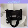 Chic And Minimalist Korean Style Commuter Shoulder Bag In Soft Corduroy For 2024