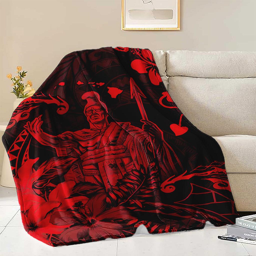 Polynesian Patterns Blanket for Sofa Bed Travel Camping Living Room Office Conditioning Blanket for All Seasons Gifts