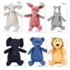 Squeaky Chew Bite - Resistant Animal Shape Plush Toy for Small Dogs, Pet Puppy Corduroy Dog Toys, Pets Accessories Supplies