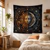 VIKAMA Retro Sun Moon Constellation Tapestry Celestial Starry Sky Wall Hanging Bohemian Aesthetic Bedroom Home Decor