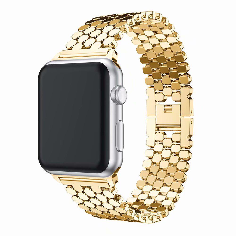 

Летний металлический браслет Apple Watch «Рыбья чешуя»: Стильный универсальный ремешок для часов Women s Watch11 - 9SE 42/44/45mm