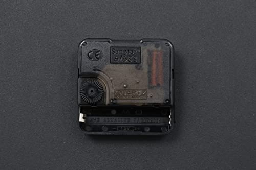 Horloge murale Fujiboeki Largeur 25 x Profondeur 4 x Hauteur 25 cm Noir Silencieux Trotteuse Continue Simple 37858 Petit