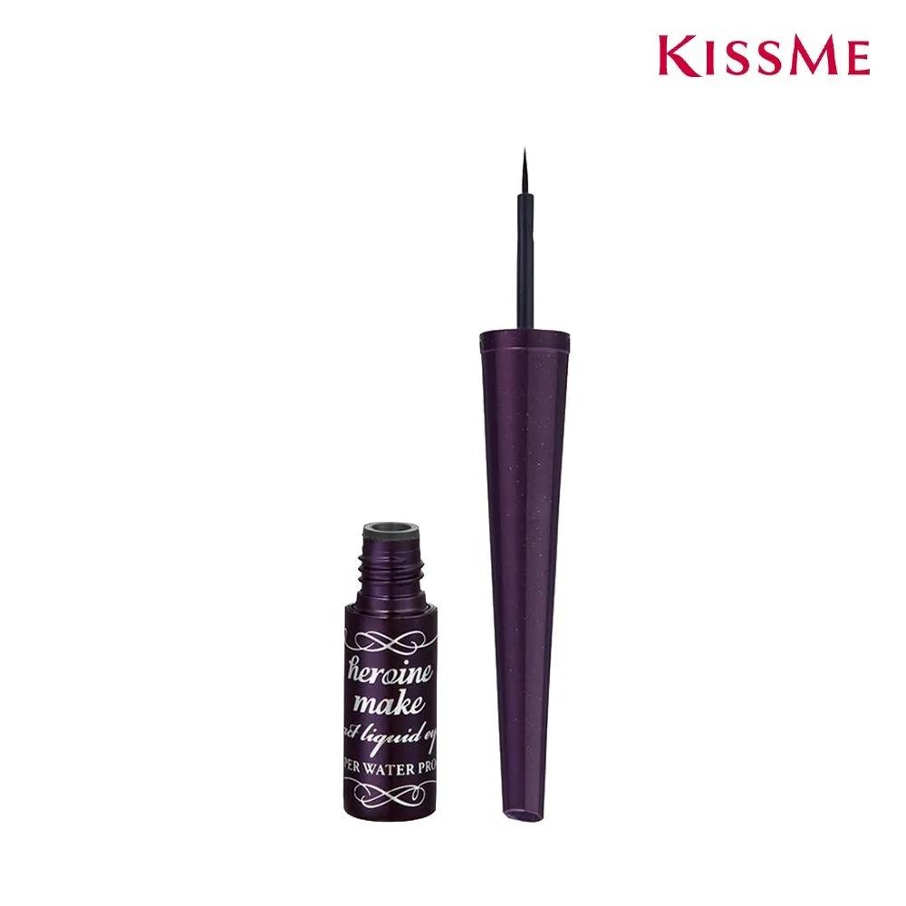 Водостойкая жидкая подводка для глаз Kiss Me Heroine, которая выдержит даже бурю 01 Jet Black
