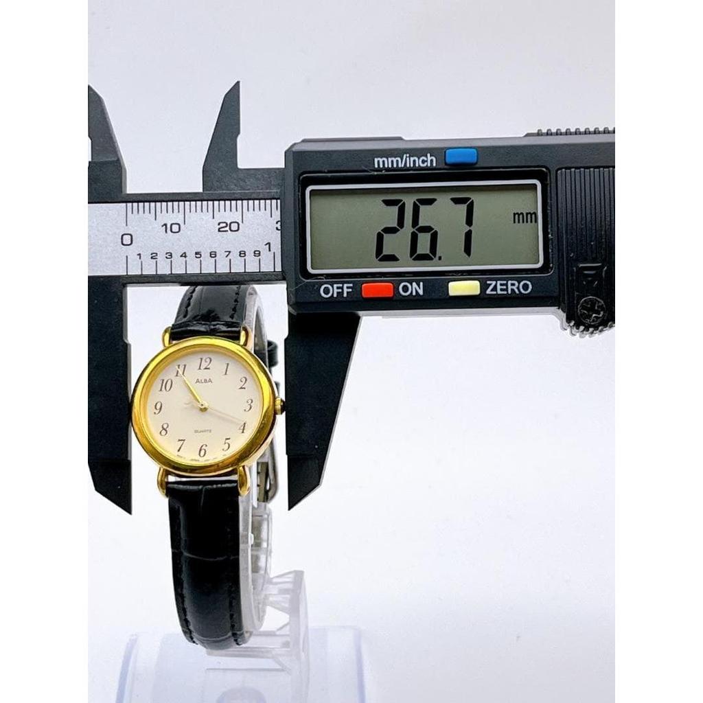Used SEIKO Seiko Watch Working Condition 950436 ALBA Gold