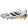 Adizero F50 Elite Snøreløse FG Road to Glory Pakke Unisex Sneakers Hvit Skyhvit Kjerne-Svart JH7625