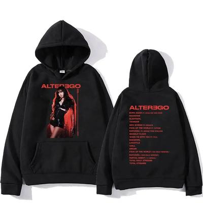 Lisa Alter Egos Nya Album 2026 Herr Dam Huvtröja Harajuku Högkvalitativ Tröja Casual Hip Hop Streetwear Överdimensionerad Y2K