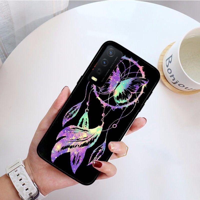 Blue Dreamcatcher Dream Catcher Phone Cover For Vivo Y31 Y30 Y33S Y11S Y12S Y17 Y20 Y21S Y1S Y53S Y15 Y19 Y91C V23 Cases Coque