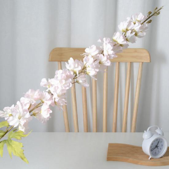 פרחי דלפיניום מלאכותיים גבעול ארוך 46 אינץ' פרח היacinth מדומה לוואזה גבוהה קישוט מרכזי לחתונה, בית, מסיבה סידור פרחים קישוט שולחן