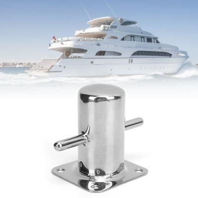 316 Stainless Steel Single Mooring Bitt Heavy Duty   Bollard Cleat Marine Hardware Accessories