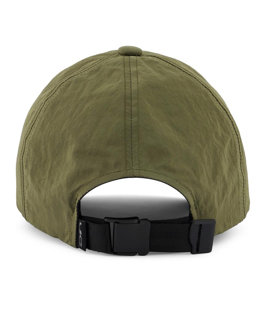 Eondeokeonteulol Summer Nylon Long Brim Soft Top Deep Logo Ball Cap Unisex Baseball Cap Uc Duplex / Nylon B B / Olive