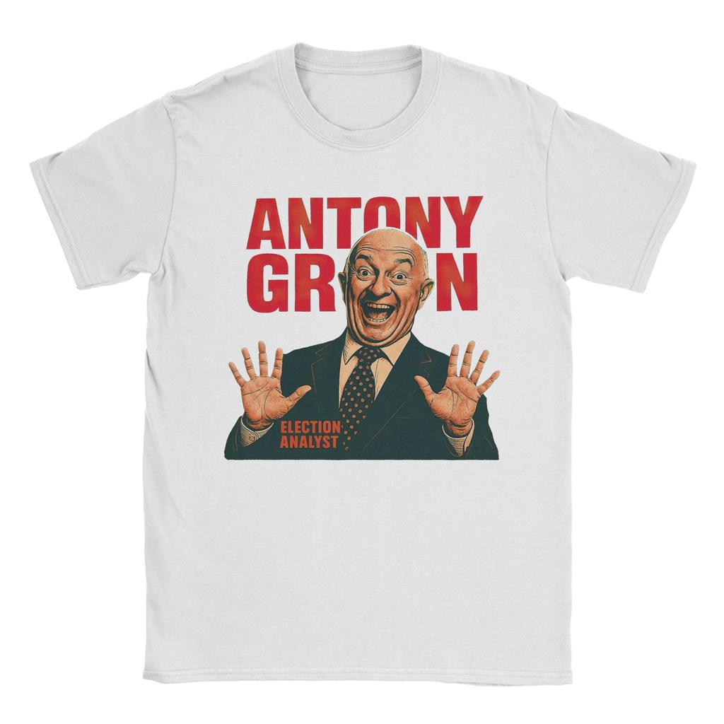 Men's Antony Green Vintage T Shirt  Pure Cotton Clothing Vintage Short Sleeve Crewneck Tee Shirt Unique T-Shirt