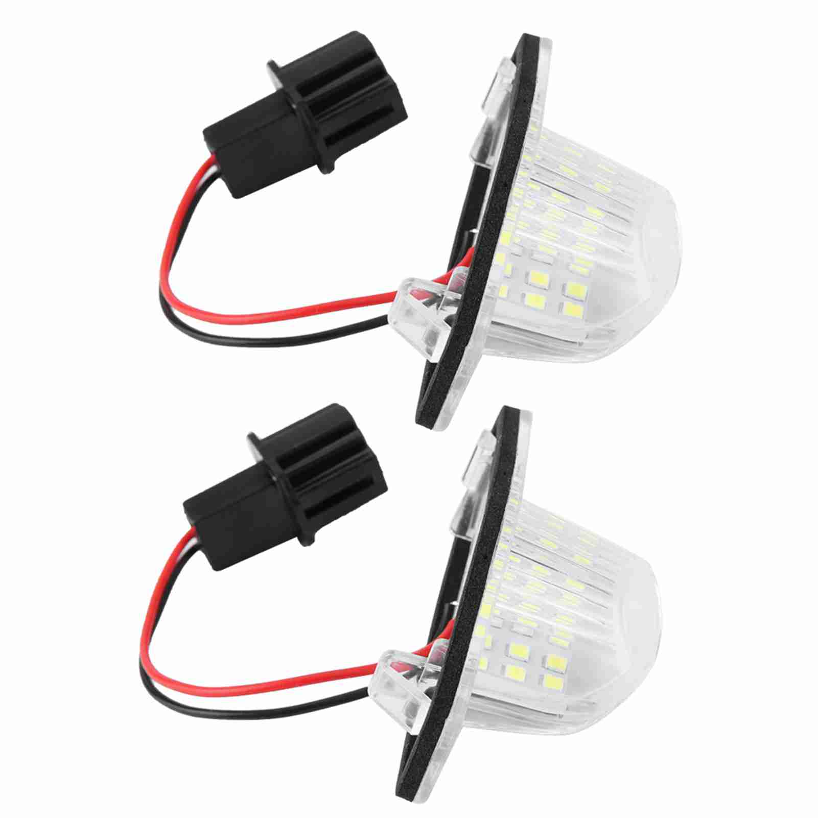 

2pcs 18 LED Left&Right Car License Plate Light Lamp for Honda Fit Jazz 2002 2014