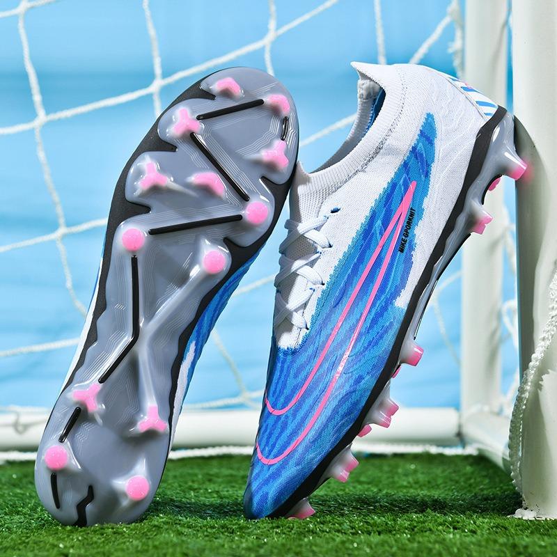 New football shoes adult long nails men's and women's broken nails children's students low-top training shoes large size