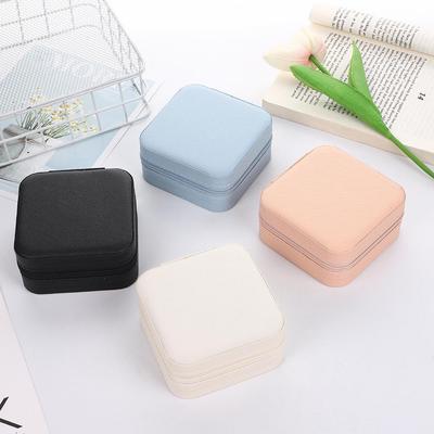 Portable Mini Jewelry Storage Box for Travel - Small Ring Organizer