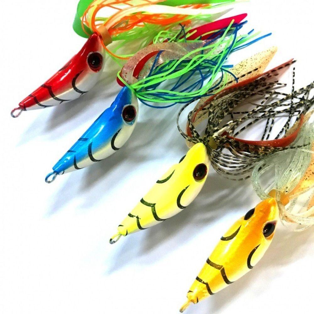 60g 80g Weight Sinking Metal Jig Metal Construction Deepwater Jig Lure Deepwater Fishing