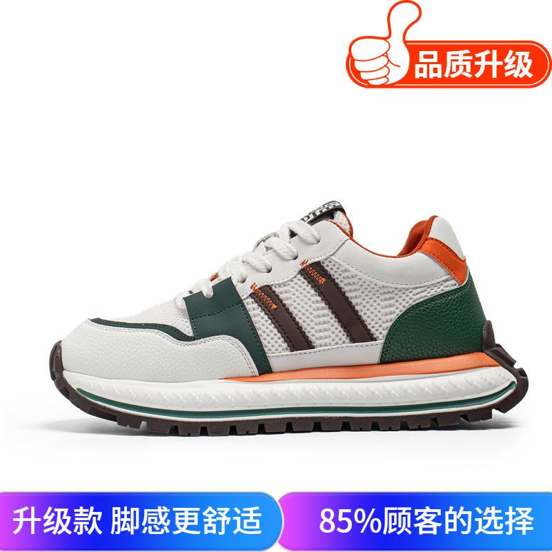 Men's shoes 2025 summer new Korean versatile trend high-end men's outdoor sports and leisure platform dad shoes