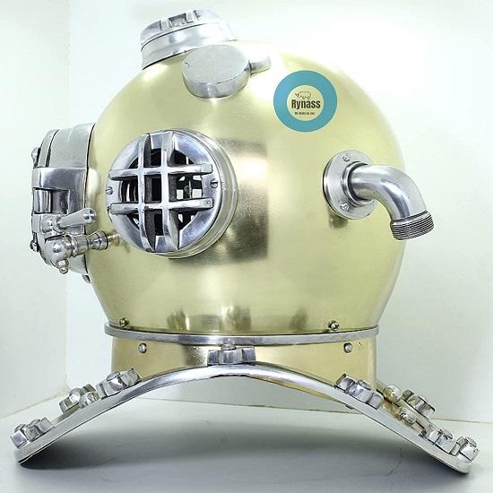 Royal Handicraft 45,72 cm Vintage, Antik, Wohndekor-Artikel Taucherhelm Boston Mass Mark V Divers