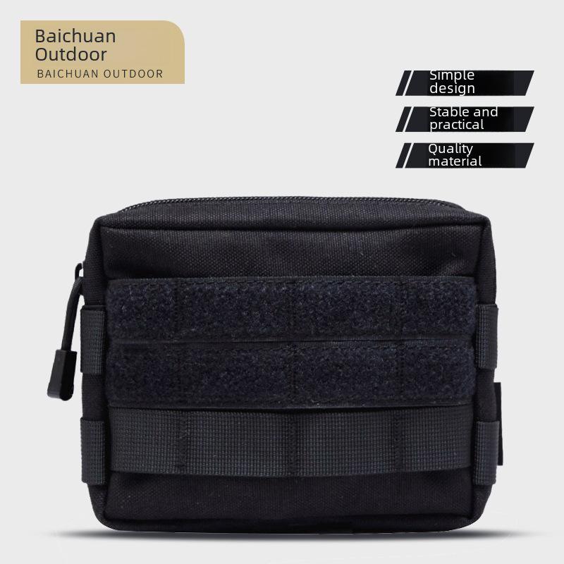 

600D Camouflage EDC Tactical Waist Bag for Outdoor Accessories чорний