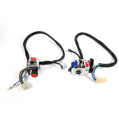 1 Pair Aluminum Motorcycle 7/8 Inch 22Mm Universal Handlebar Control Horn Turn Signal Light Start Switch For Honda