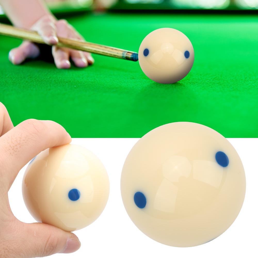 White Pool Training Ball 57.2MM Regulation Cue Ball Billiard Training Ball  Game Replacement