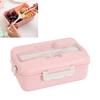 Lunch Box Compartmentalized Insulated Bento Box Reusable Food Storage Containers with Lid for Students Office Workers