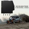 Battery Cover Kit For Brp For Can-Am Maverick X3 Max R Rr 4X4 Xmr Xds Xrc Xrs Ds Rs Turbo Dps 900 2017-2025 Black Plastic Plate