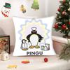 Cartonn P-ingu Penguin  Pillowcases cushion covers living room sofas home decor gifts
