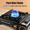 Automatic Ignition Gas Stove with Safety Lock Camping Butane Stove Portable Gas Stove for Emergency Tailgating Hiking Camping
