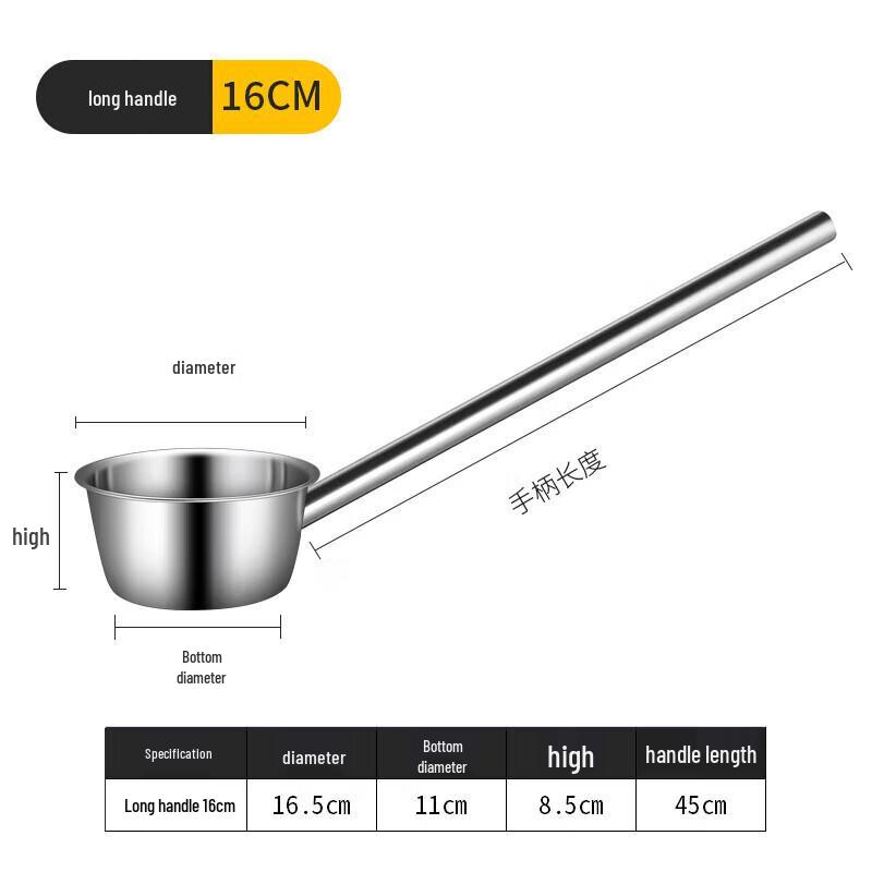 Commercial Stainless Steel Long Handle Ladle