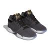 Adidas Adizero Rose 1 Restomod Round Toe Lace-Up Shock Absorbing Durable Mid-Top Basketball Shoes Men Sneakers Dark-Gray IE9242