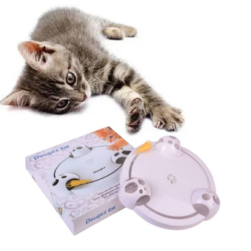 Premium Interactive Cat Toy With Automatic Rotating Mouse For Engaging Playtime
