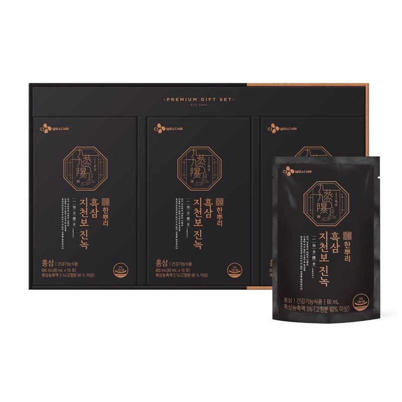 CJ Black Ginseng Jicheonbo Jinnok 60ml x 30ct