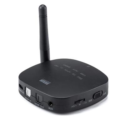 Transmisor y receptor de audio Bluetooth Sanwa Direct de baja latencia, compatible con HD, apt-X LL/FastStream, apt-X 3,5 mm, óptico, digital y USB 400-BTAD008