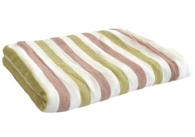 Imabari Towel Half Blanket, 5-Layer Gauze, Marine Border, 100% Cotton, Made In Japan, Lightweight, Perfect for Naps, Adults, Babies, High-Quality, Bre