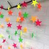 Wedding Star Garland - 4m Banner, Five-Pointed Star Ornaments, Ideal for Birthdays, Parties, and New Year Decorations