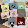 Sweet Cashmere Knitted Scarf Colorful Winter Neck Warmer Panda Cartoon Embroidery Scarf  Daily