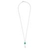 Tiffany & Co. Heart Key Pendant Silver Sweater Chain 925 Silver Enamel Necklace Unisex Necklace T953841