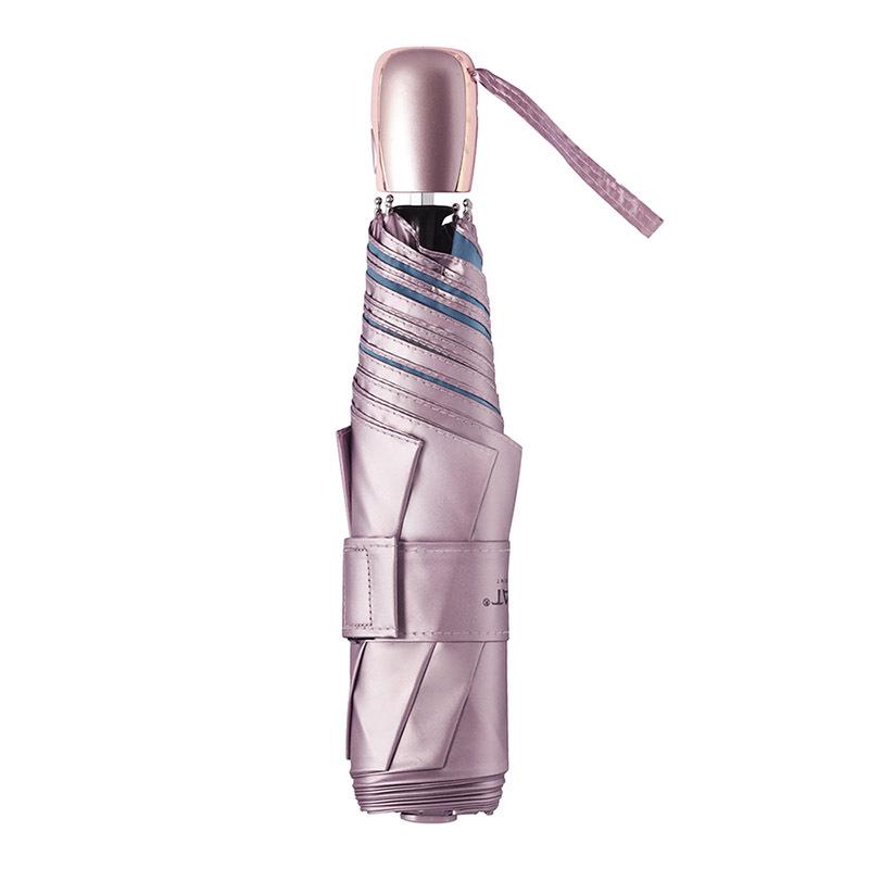 Umbrelă Compactă Automată OLYCAT Argintiu Titan - Protecție UV Umbrelă de Ploaie și Soare