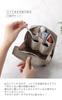 Choutrente Cosmetic Makeup Accessory Pouch for Stands Up Pouch, Pouch, Women, (Grey Beige)