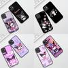 Soft Cover for Apple iPhone 13 12 Mini XS 11 Pro Max 7 8 Plus XR SE 2022 2020 SE3 Coque Phone Case Lovely Kuromi Cartoon